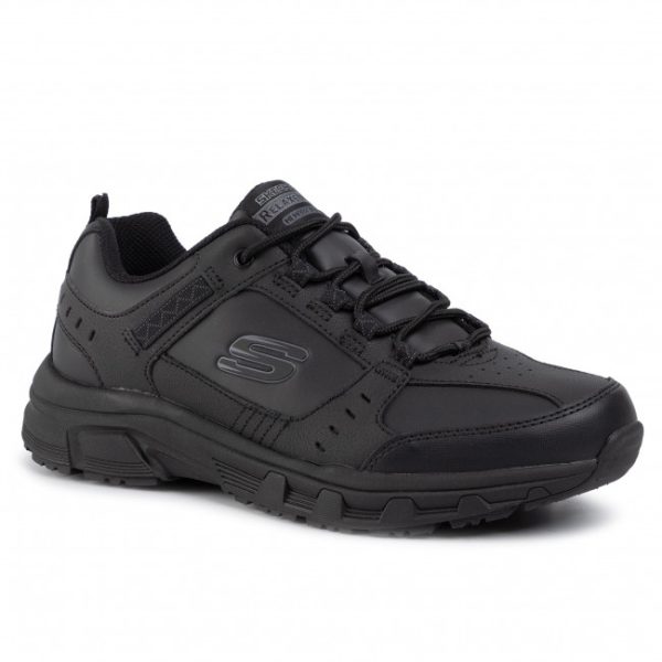 Sneakers barbat, OAK CANYON REDWICK, 51896 BBK, negru Skechers Incaltaminte barbati