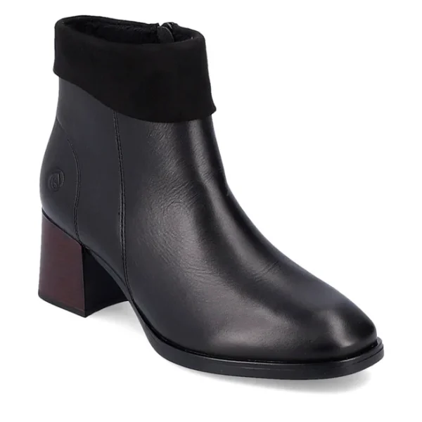 Botine dama elegante, D0V72-01 Botine dama culoare Negru Botine dama