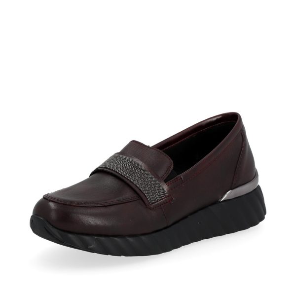 Pantofi casual dama, D5910-35 Incaltaminte dama culoare Bordo Incaltaminte dama