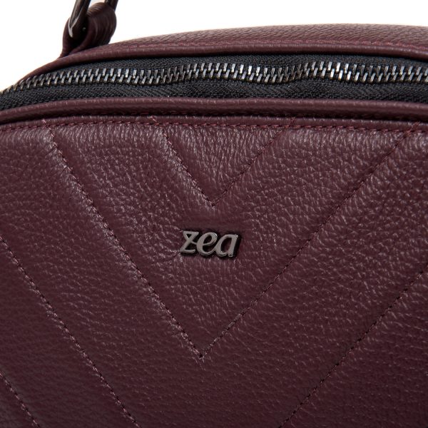 Rucsac dama, piele naturala, M228, bordo Accesorii dama culoare Visiniu Accesorii dama 2