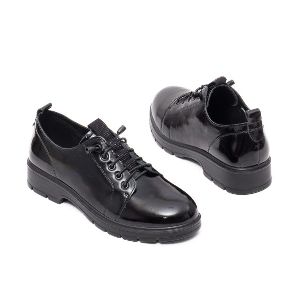 Pantofi Casual Piele Lacuita Pass Collection X4X430011A  01-L Incaltaminte dama culoare Negru lac Incaltaminte dama 6