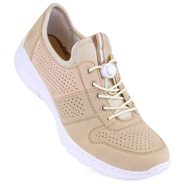 Pantofi casual Rieker piele ecologica, L3254-62 Incaltaminte dama culoare Bej Incaltaminte dama 5