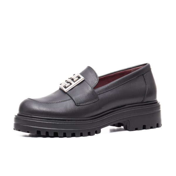 Pantofi Casual/Office pentru Damă de la Leofex M 024 Negru Box Incaltaminte dama culoare Negru Incaltaminte dama