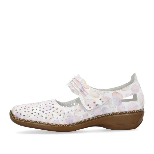 Pantofi vara slip-on Rieker de damă cu model perforat, 41399-91 Incaltaminte dama culoare Multicolor Incaltaminte dama 2