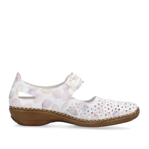 Pantofi vara slip-on Rieker de damă cu model perforat, 41399-91 Incaltaminte dama culoare Multicolor Incaltaminte dama 10