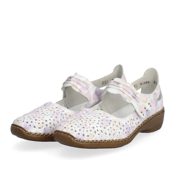 Pantofi vara slip-on Rieker de damă cu model perforat, 41399-91 Incaltaminte dama culoare Multicolor Incaltaminte dama 9