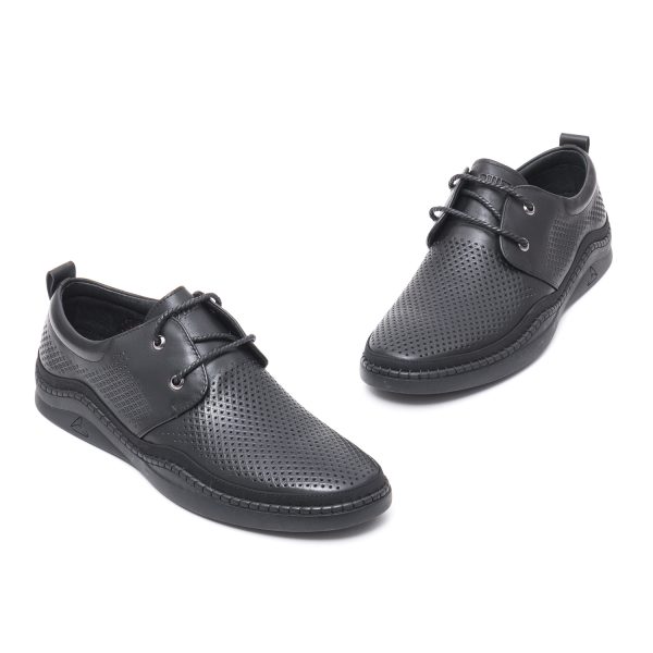 Pantofi de Vara Barbati stil Mocasin E6E640004A 01-N, negru Incaltaminte barbati culoare Negru Incaltaminte barbati 2