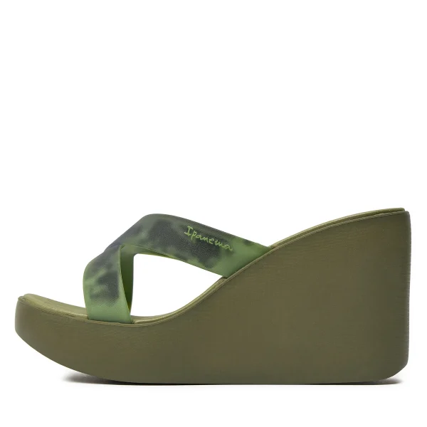 Papuci Ipanema High Fashion Slide AQ408 40-S Incaltaminte dama culoare Verde Incaltaminte dama 2