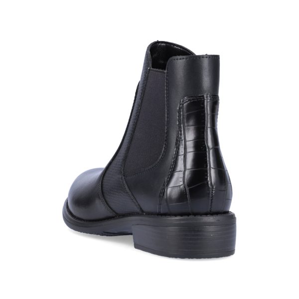 Botine Chelsea elegante și confortabile pentru femei D0F70-01 Botine dama culoare Negru Botine dama 8