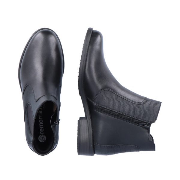 Botine Chelsea elegante și confortabile pentru femei D0F70-01 Botine dama culoare Negru Botine dama 3