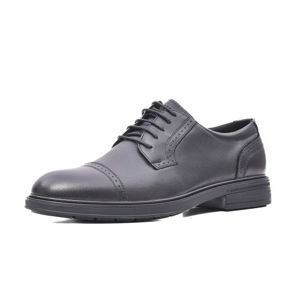 Pantofi barbati piele naturala, E6E650027A 01-N Incaltaminte barbati culoare Negru Incaltaminte barbati