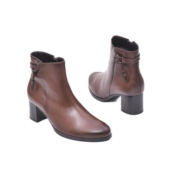 Botine dama, piele naturala, GB55692-24, maro Botine dama culoare Maro Botine dama 6