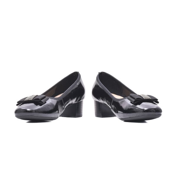 Pantofi eleganti cu toc comod, X4X450053A 01-L Incaltaminte dama culoare Negru lac Incaltaminte dama 4