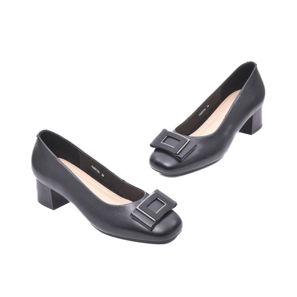 Pantofi eleganti cu toc comod, X4X440013A 01-N Incaltaminte dama culoare Negru Incaltaminte dama 2