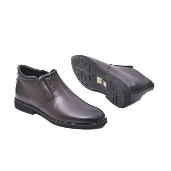 Ghete barbati, piele naturala, E6E650005B 02-N Ghete barbati culoare Maro Ghete barbati 5