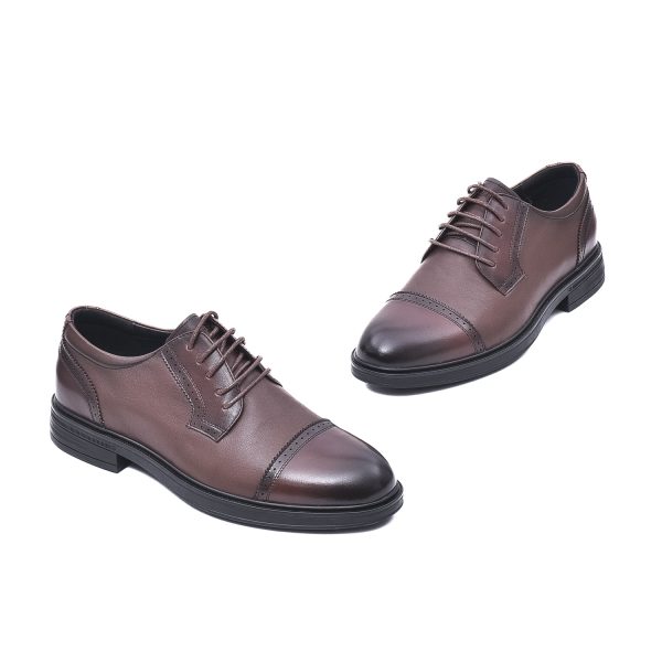 Pantofi Oxford, piele naturala, E6E650027C 02-N Incaltaminte barbati culoare Maro Incaltaminte barbati 2