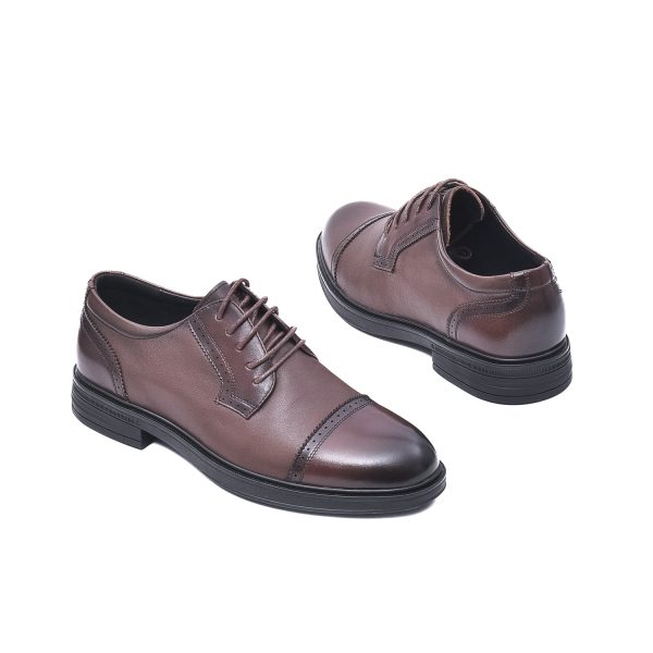 Pantofi Oxford, piele naturala, E6E650027C 02-N Incaltaminte barbati culoare Maro Incaltaminte barbati 6