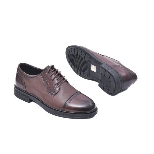 Pantofi Oxford, piele naturala, E6E650027C 02-N Incaltaminte barbati culoare Maro Incaltaminte barbati 5