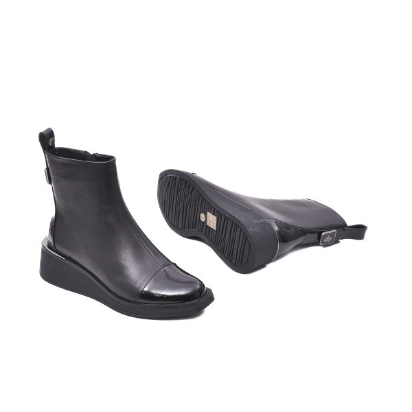 Botine cu talpa ortopedica, JYJY50014A 01-N Ghete dama culoare Negru Ghete dama 5