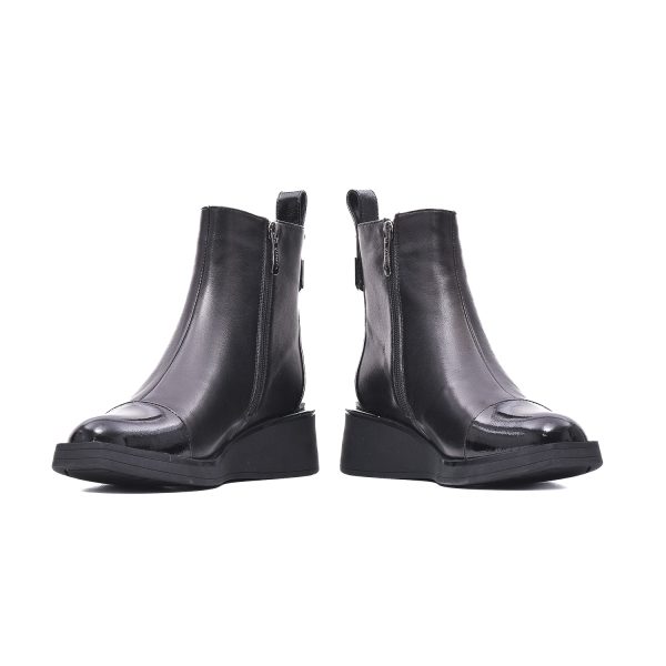 Botine cu talpa ortopedica, JYJY50014A 01-N Ghete dama culoare Negru Ghete dama 4