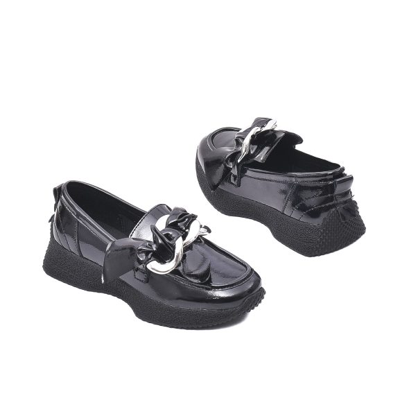 Pantofi piele naturala lacuita, V4VA50018A 01-L Incaltaminte dama culoare Negru lac Incaltaminte dama 6