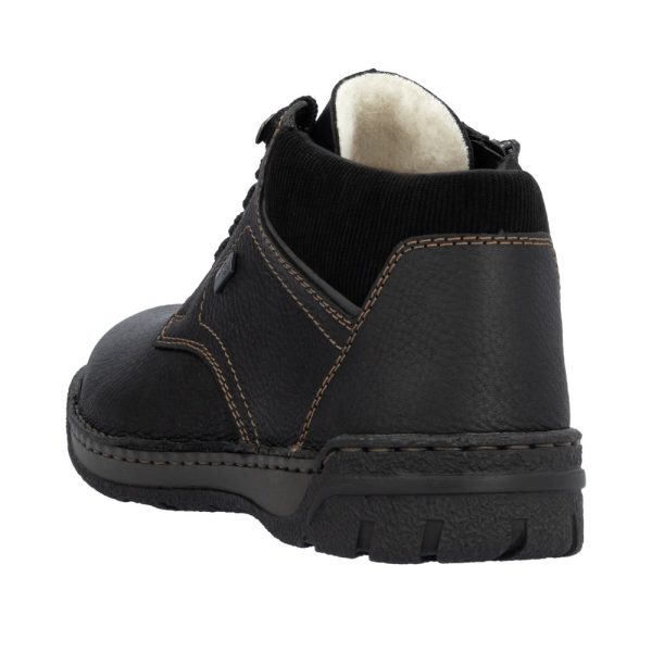 Ghete barbati, piele naturala, B0309-00 Ghete barbati culoare Negru Ghete barbati 6