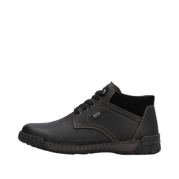 Ghete barbati, piele naturala, B0309-00 Ghete barbati culoare Negru Ghete barbati 7