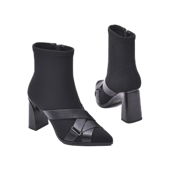 Botine elegante, V723A036T-601B 01-T Botine dama culoare Negru Botine dama 6