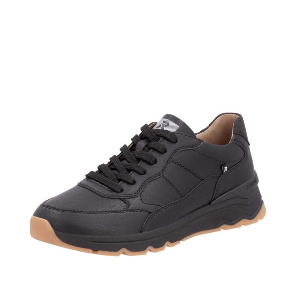 Pantofi barbati stil sneakers, piele naturala, U0904-00 Incaltaminte barbati culoare Negru Incaltaminte barbati