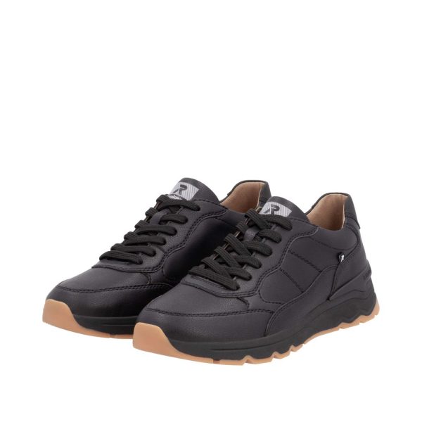 Pantofi barbati stil sneakers, piele naturala, U0904-00 Incaltaminte barbati culoare Negru Incaltaminte barbati 2