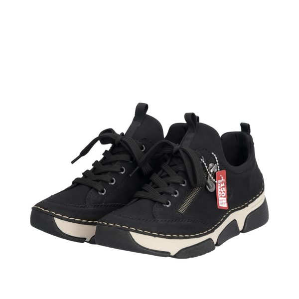 Pantofi dama casual tip sneakers, 45973-00 Incaltaminte dama culoare Negru Incaltaminte dama 2