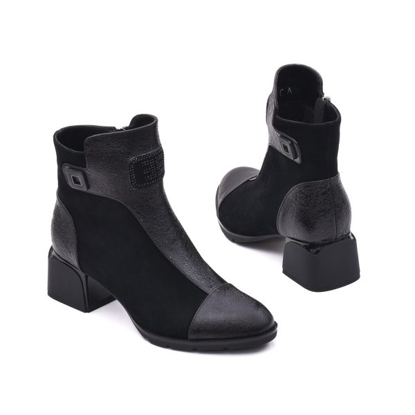 Botine dama, piele naturala, JIJI50008A 01-I Botine dama culoare Negru Botine dama 6