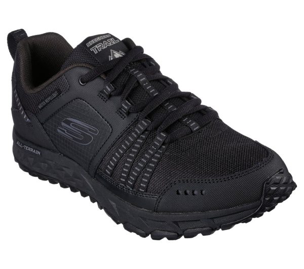 Pantofi Sport Trekking Skechers Escape Plan 51591 BBK Incaltaminte barbati culoare Negru Incaltaminte barbati