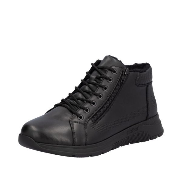 Ghete barbati, piele naturala, 39604-00 Ghete barbati culoare Negru Ghete barbati