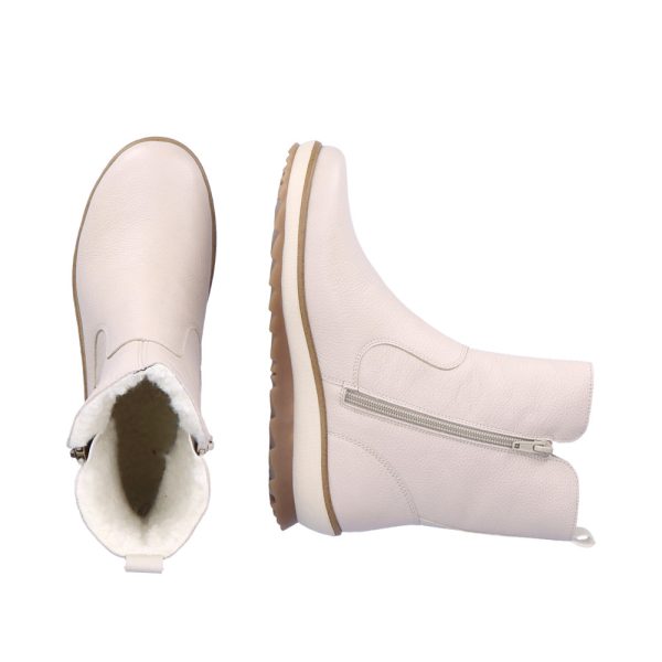 Botine casual, piele naturala, R8482-60 Botine dama culoare Bej Botine dama 5