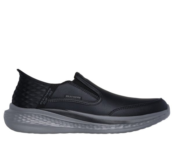 Pantofi Sport Casual Slip-On Slade - Cooper 205237 BLK Incaltaminte barbati culoare Negru Incaltaminte barbati 3