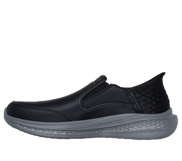 Pantofi Sport Casual Slip-On Slade - Cooper 205237 BLK Incaltaminte barbati culoare Negru Incaltaminte barbati 4